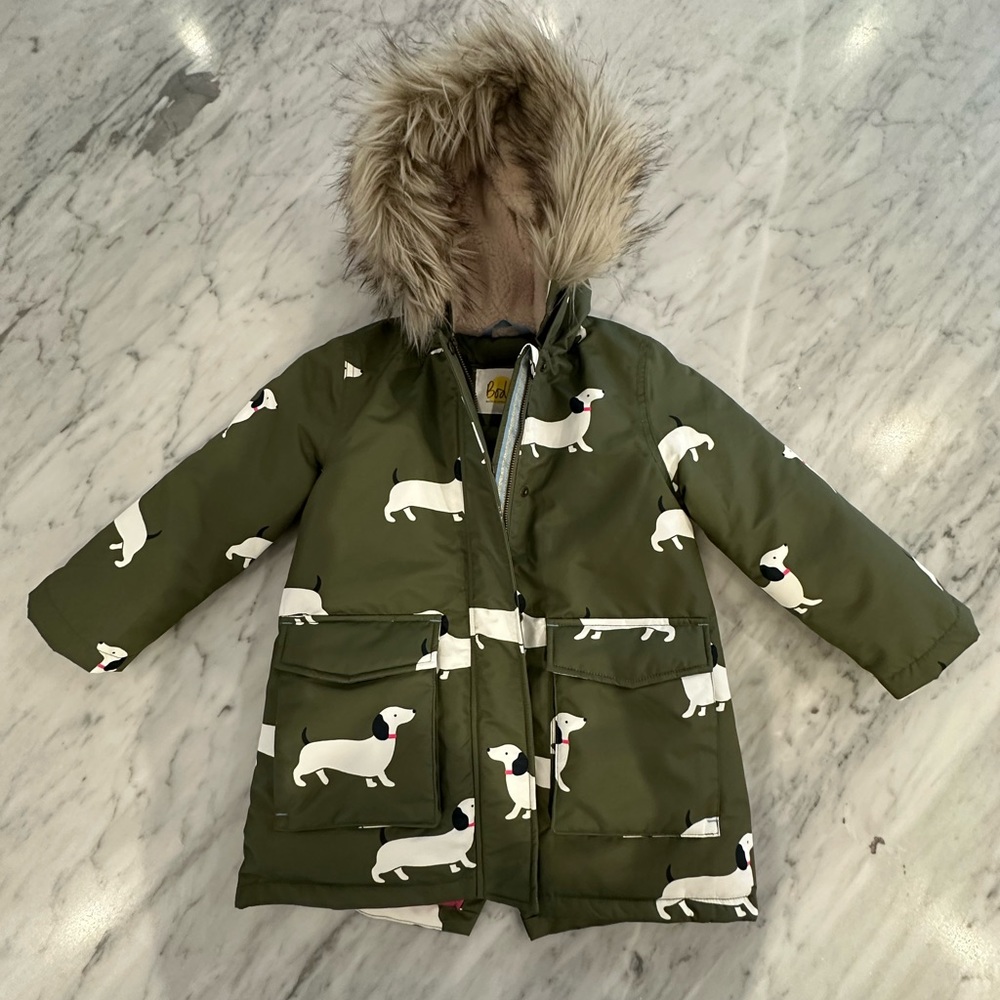 Mini Boden kids coat. Size 5/6